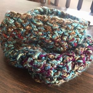 Chunky Knit Rainbow Gator Scarf